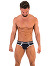 - Push - Premium Cotton Brief - Navy/Wei