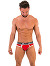 - Push - Premium Cotton Brief - Rot/Wei