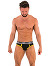 - Push - Premium Cotton Brief - Schwarz/Gelb