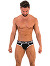 - Push - Premium Cotton Brief - Schwarz/Wei