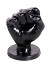 All Black Fist Plug 93 - Medium