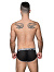 Almost Naked Mesh Brief - Schwarz