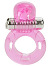 Basic Essentials Bunny Enhancer Cockring - Pink