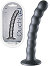 Beaded G-Spot Dildo - Gun Metal