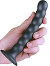 Beaded G-Spot Dildo - Gun Metal