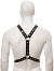 Black Leather Harness with Metal Spots