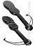 Boot Shaped Heavy Wooden Paddle - schwarz