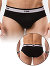 Brief Top - Schwarz/Weiss