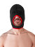 Brutus Blind Neoprene Face Fucker Hood - Schwarz/Rot
