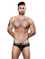 Diamond Mesh Brief Almost Naked - Schwarz