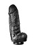 Dildorama 515 line XL Dildo 11.5 inch Suction - Black