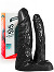 Doppeldildo Dildorama 515 line 7+8 inch - Black