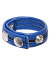 Hard Power Leder Penisring verstellbar - blau