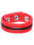 Hard Power Leder Penisring verstellbar - rot