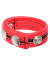 Hard Power Leder Penisring verstellbar - rot