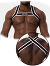 Harness Bottom - Schwarz/Weiss