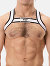 Harness Top - Weiss/Schwarz