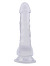 Hi-Rubber 7.7 Inch Dildo Clear