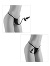 Hookup Panties - Crotchless Pleasure Pearls mit Plug