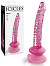 Icicles No. 86 - Glas Dildo mit Saugnapf