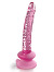 Icicles No. 86 - Glas Dildo mit Saugnapf