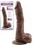 James Deen 8.5 inch Dildo Brown