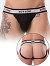Jockstrap Bottom - Schwarz/Weiss