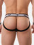 Jockstrap Top - Schwarz/Weiss