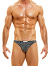 King Cheetah Low Cut Brief - Gun Metal