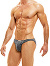 King Cheetah Low Cut Brief - Gun Metal