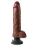 King Cock - 10 inch Cock with Balls Braun - B-Ware