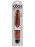 King Cock - 10 inch Vibrating Stiffy Brown