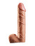 King Cock - 12 inch Hollow Strap-On Natur - B-Ware