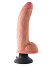 King Cock - 9 inch Vibrating Cock with Balls Natur