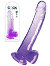 King Cock - 9 inch with Balls Purple