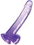 King Cock - 9 inch with Balls Purple