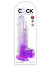 King Cock - 9 inch with Balls Purple