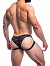 Lace Hybrid Jockstrap Schwarz