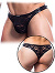 Lace Thong Schwarz