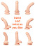 Memory Silicone Uncut Dildo - Small