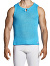 Micro Knit Sleeveless - Blau