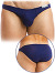 Mohair Low Cut Brief - Marineblau