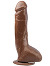 Mr. Marcus 9.9 inch Vibrating Dildo Brown