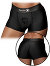 OUCH! Vibrating Strap-on Boxer - Black M/L