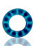 Oxballs Air-Hole Cockring - Space Blau