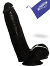 Penis Dildo Push Black 6.3 inch with Suction Cup