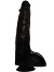 Penis Dildo Push Black 7.8 inch with Suction Cup
