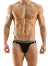 Plain Jockstrap - Schwarz/Silber