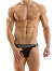 Plain Jockstrap - Schwarz/Silber