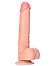 RealRock - Dildo 11 inch mit Hoden - Straight Ultra Skin